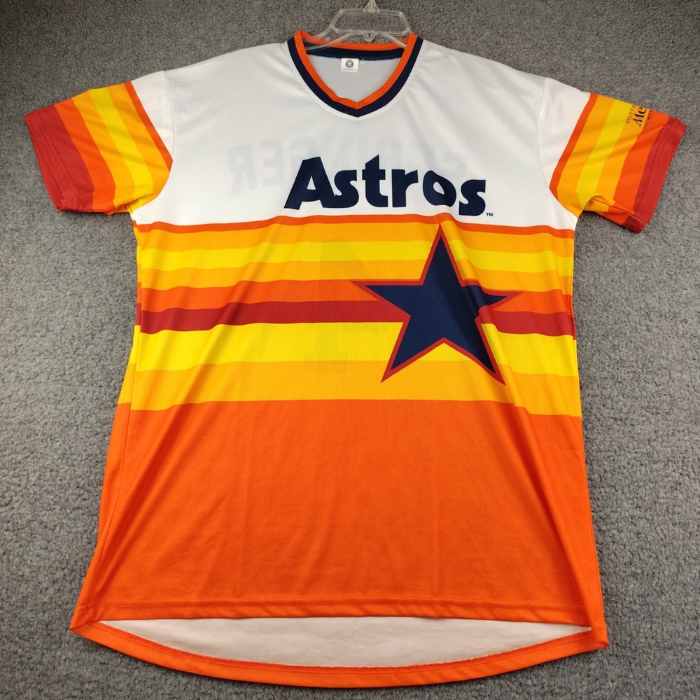 Houston Astros Jersey Mens XL George Springer Orange MLB Baseball Stadium